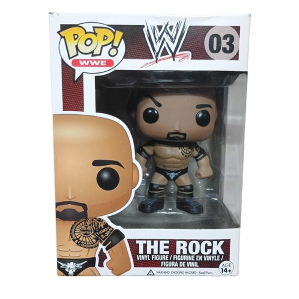 Funko Pop! WWE Wrestling The Rock #03 Dwayne The Rock Johnson Vinyl Figure
